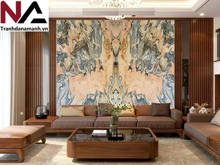 Bộ sưu tập đá ốp vách tivi hot nhất 2025, nâng tầm không gian sống 33 Đá tự nhiên ốp vách tivi