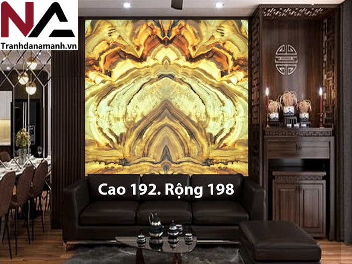 So Sánh Tranh Đá Tự Nhiên & Tranh Đá Nhân Tạo – Nên Chọn Loại Nào? 6 Tranh đá tự nhiên xuyên sáng