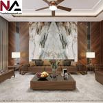 Tranh đá thạch anh đối xứng TDDX-PH08