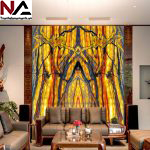 Tranh đá Onyx ngũ sắc TDONYX-PH03 cao cấp