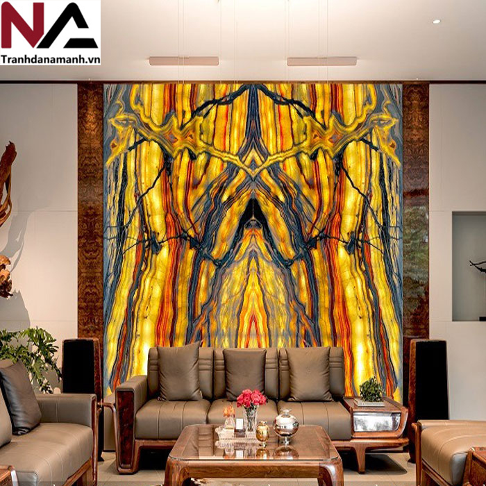 Tranh đá Onyx ngũ sắc TDONYX-PH03 cao cấp