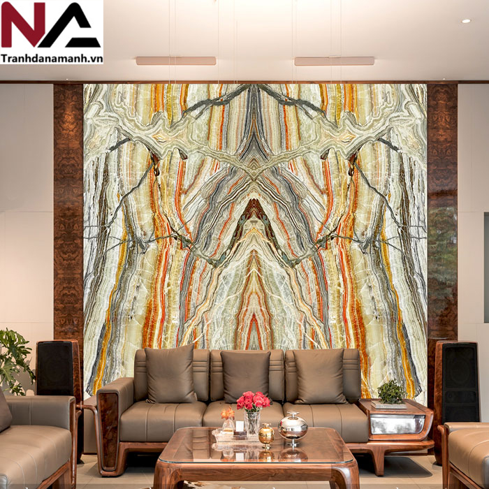 Tranh đá Onyx ngũ sắc TDONYX-PH03 cao cấp