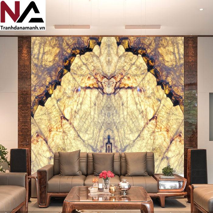 Tranh đá Onyx trắng vân mây TDONYX-PH02