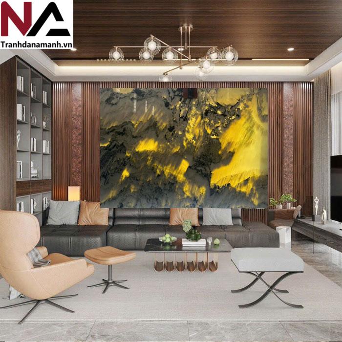 Tranh đá sơn thủy xuyên sáng TDST-GD04