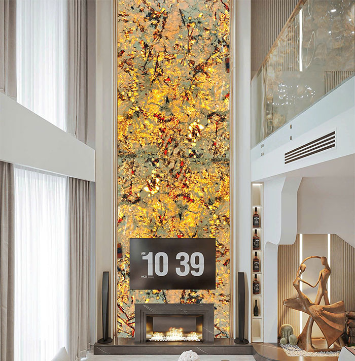 Tranh đá thông tầng xuyên sáng TDTT-GMC08