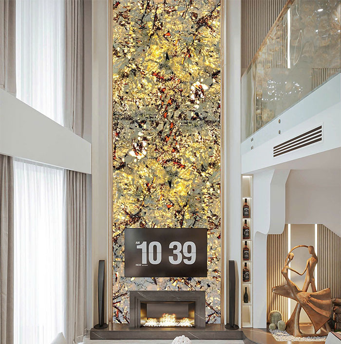 Tranh đá thông tầng xuyên sáng TDTT-GMC08