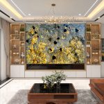 Tranh đá tự nhiên xuyên sáng TDXS-EU02