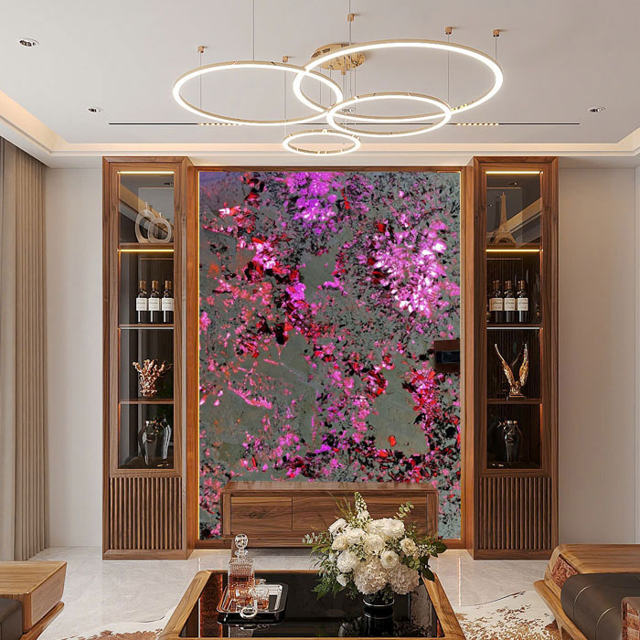 Tranh đá xuyên sáng tự nhiên TDXS-GD03