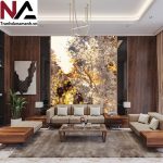 Tranh đá Alpinus xuyên sáng TDXS-TC09