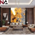 Tranh đá Alpinus xuyên sáng TDXS-TC09