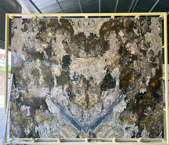 Tranh đá thạch anh đối xứng TDDX-TC04