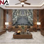 Tranh đá Granite xuyên sáng TDXS-TC20 | 2 tấm đối xứng