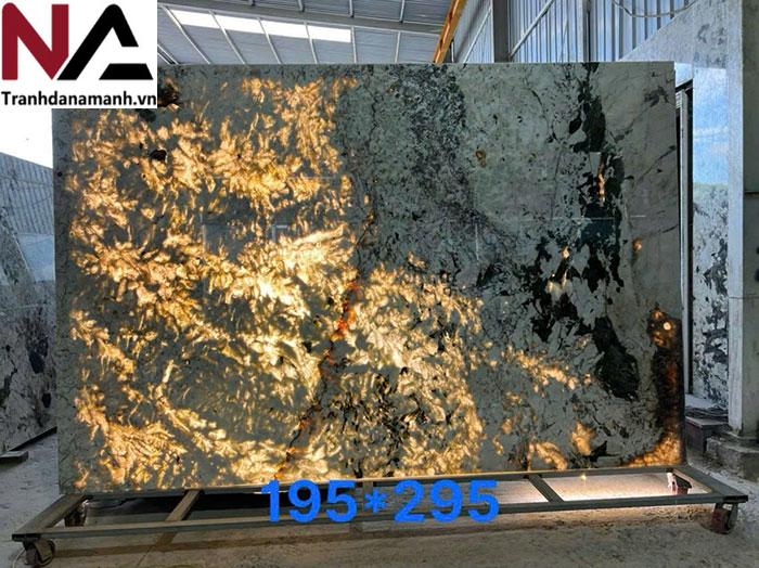 Tranh đá Granite xuyên sáng TDXS-TC20 | 2 tấm đối xứng 4 Tranh đá Granite xuyên sáng TDXS-TC20