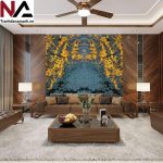 Tranh đá Granite xuyên sáng TDXS-TC20 | 2 tấm đối xứng