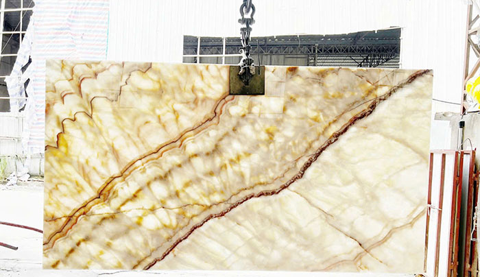 Tranh đá Onyx thông tầng TDTT-GD02 3 Tranh đá Onyx thông tầng TDTT-GD02