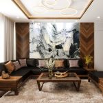 Tranh đá sơn thủy tự nhiên TDST-STC04