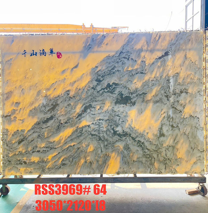 Tranh đ&aacute; sơn thủy xuy&ecirc;n s&aacute;ng TDST-VT02 | d&aacute;ng ngang