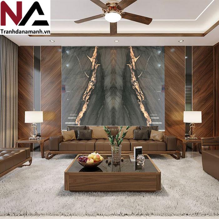 Tranh đá thạch anh đối xứng TDDX-GD01