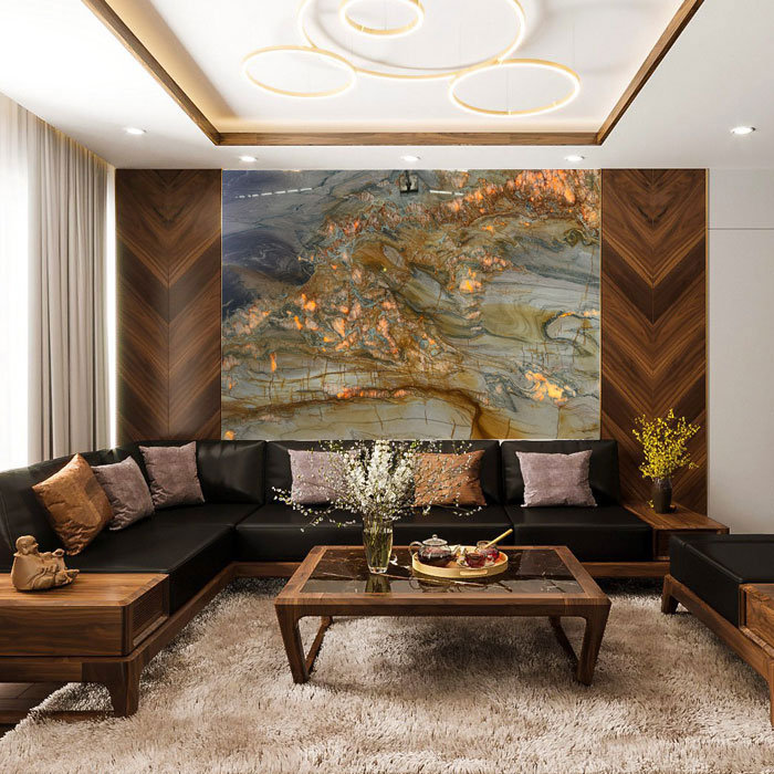 Tranh đá thạch anh TDTA-EU01 | 1 tấm đơn 6 Tranh đá thạch anh TDTA-EU01 | 1 tấm đơn