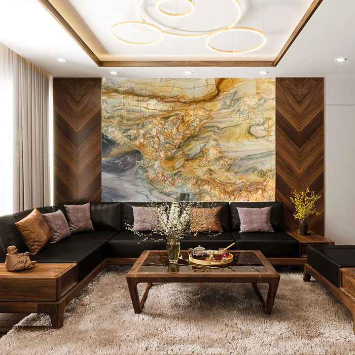 Tranh đá thạch anh TDTA-EU01 | 1 tấm đơn 7 Tranh đá thạch anh TDTA-EU01 | 1 tấm đơn