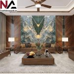 Tranh đá thạch anh TDTA-NN02 | 2 tấm đối xứng