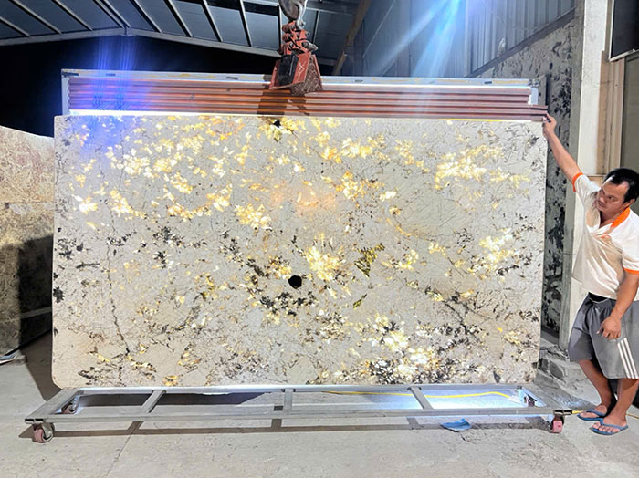 Tranh đá thạch anh xuyên sáng TDXS-TC14 4 Tranh đá thạch anh xuyên sáng TDXS-TC14