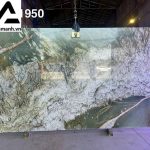 Tranh đá thông tầng cao cấp TDTT-NN02 | Ghép 4 tấm đối xứng