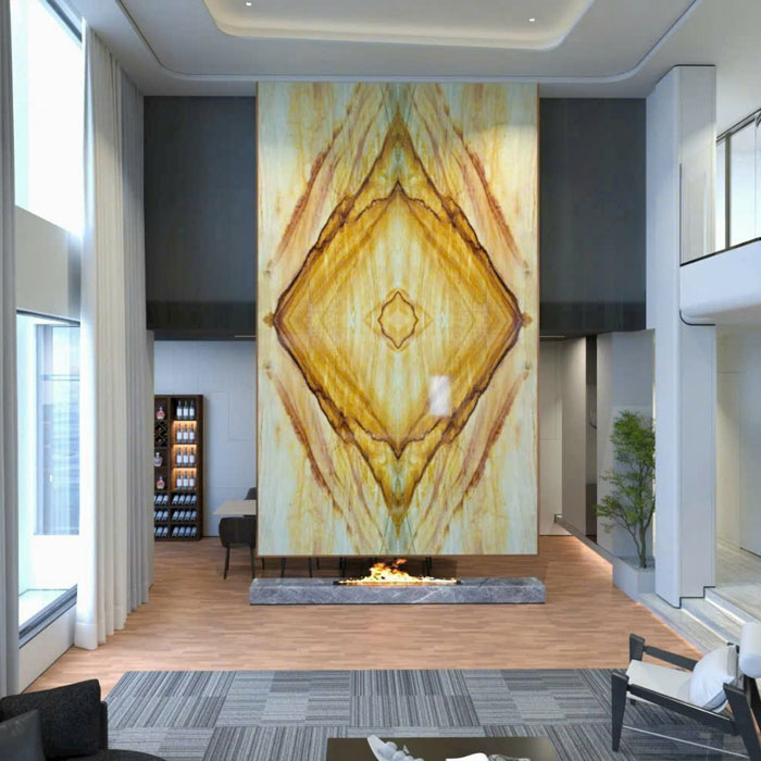 Tranh đá thông tầng xuyên sáng TDTT-GMC07