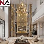 Tranh đá thông tầng TDTT-HLC01| ghép 4 tấm đối xứng