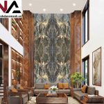 Tranh đá thông tầng TDTT-NN01 | Ghép 4 tấm đối xứng