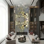 Tranh đá thông tầng xuyên sáng TDTT-TC01