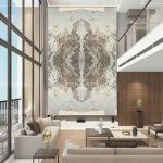 Tranh đá thông tầng xuyên sáng TDTT-VT01