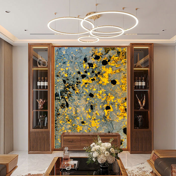 Tranh đá tự nhiên xuyên sáng TDXS-EU07 3 Tranh đá tự nhiên xuyên sáng TDXS-EU07