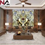 Tranh đá xuyên sáng TDXS-GMC20 | 2 tấm đối xứng