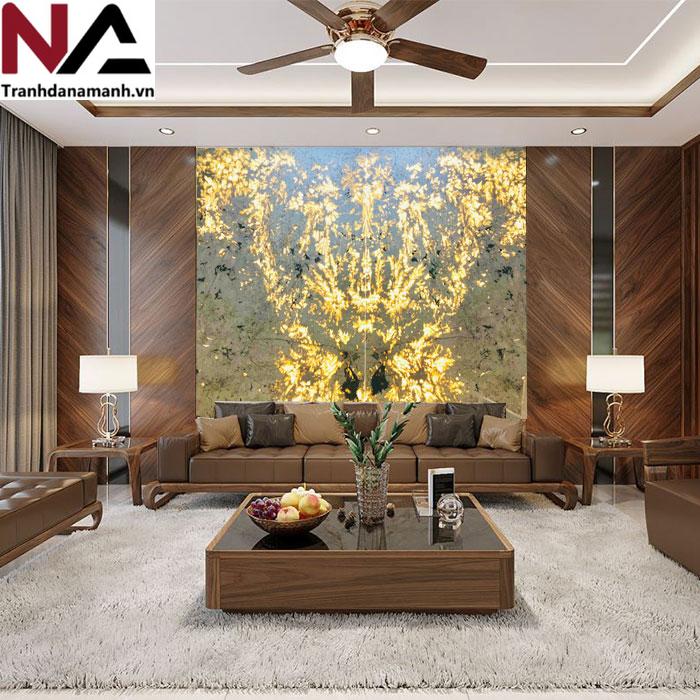 Tranh đá xuyên sáng TDXS-GMC21 | 2 tấm đối xứng