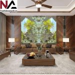 Tranh đá xuyên sáng TDXS-TC10 | 2 tấm đối xứng