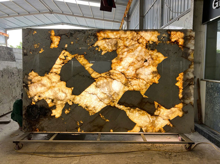 Tranh đá thạch anh xuyên sáng TDXS-TC15 5 Tranh đá thạch anh xuyên sáng TDXS-TC15