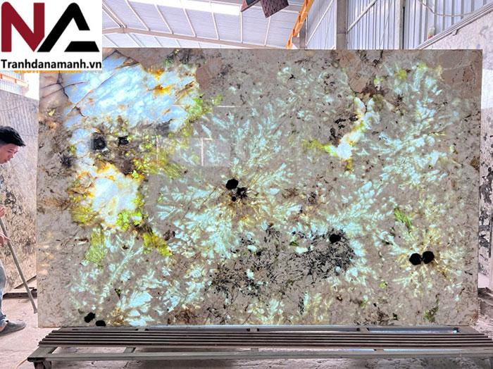 Tranh đá alpinus xuyên sáng TDXS-TC19 8 Hình ảnh mẫu đá tại kho